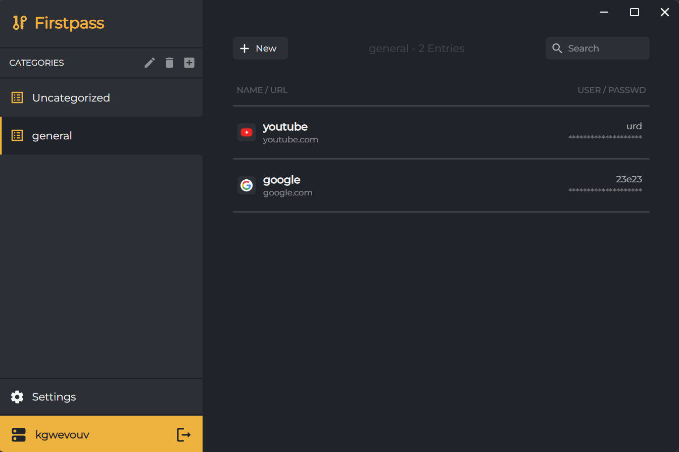 Firstpass - Password Manager